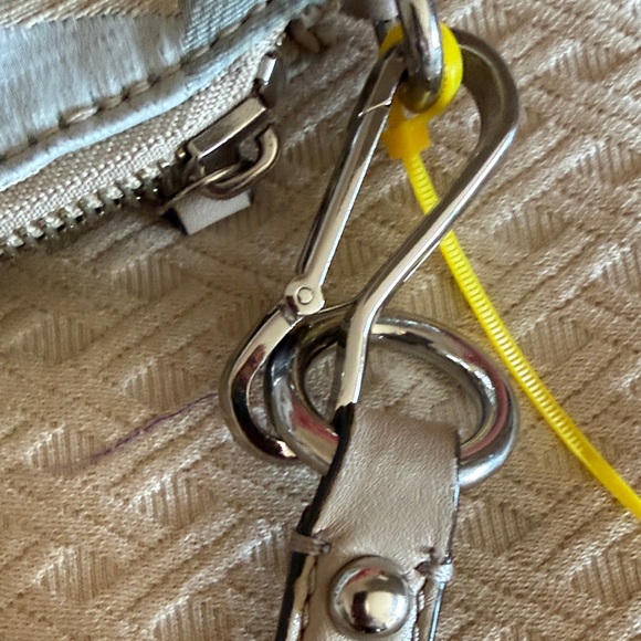 Coach Sky Blue and Cream Satchel - Picture 14 of 16